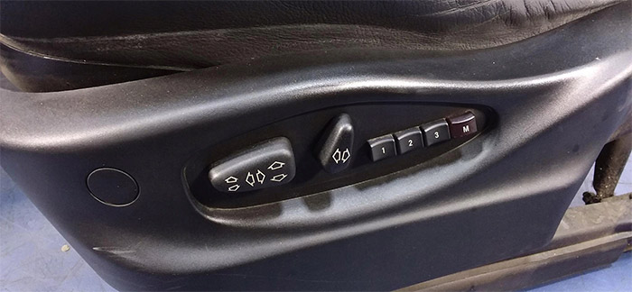 Ремонт регулировки положения водительского сидения BMW X5